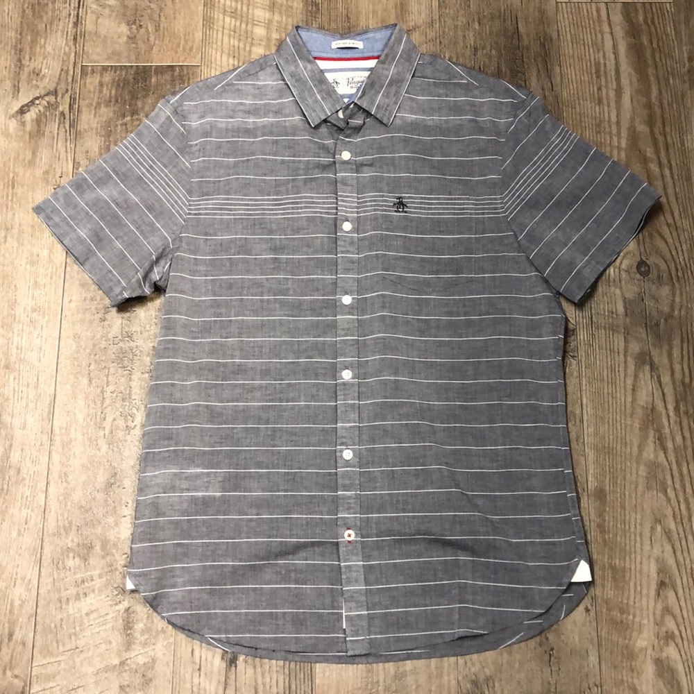Penguin Button Up